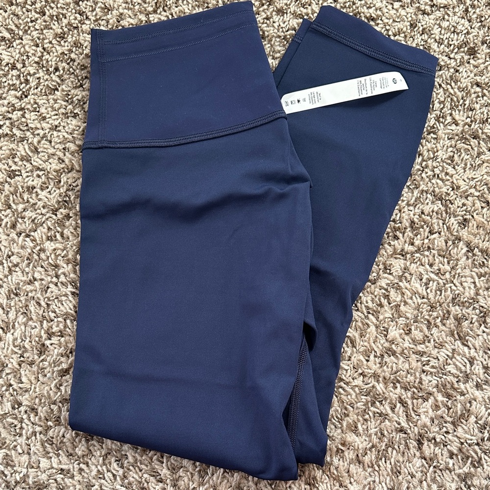 Lululemon Wunder train legging NIGHT SEA size 6